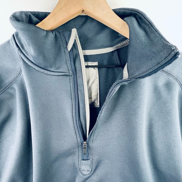 TIMBERLAND MENS SZ XL NAVY QUARTER ZIP PULLOVER SWEATSHIRT - Picture 11 of 11